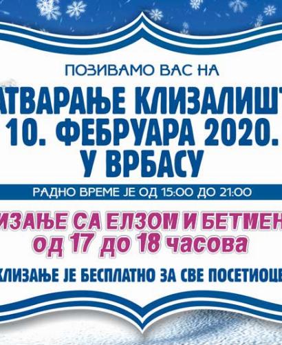 ЗАТВАРАЊЕ КЛИЗАЛИШТА 10. ФЕБРУАРА 2020. У ВРБАСУ