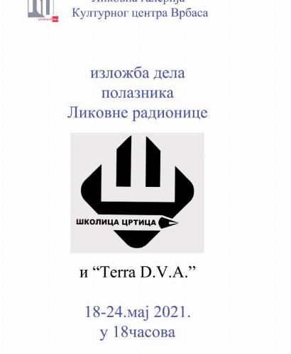 Отварање изложбе дела Полазника Ликовних радионица "Школица - Цртица" и "Tera d.v.a."