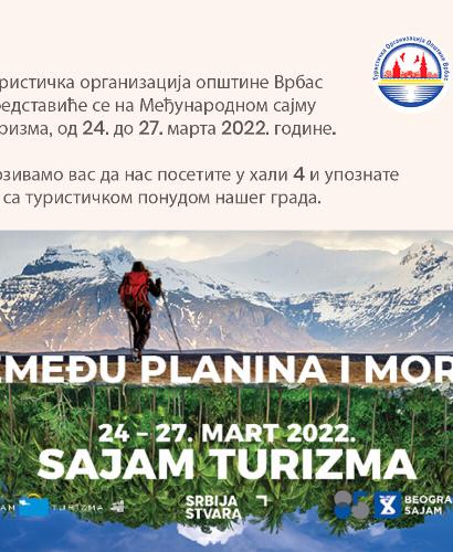 ТОО Врбас на 43. Међународном сајму туризма у Београду